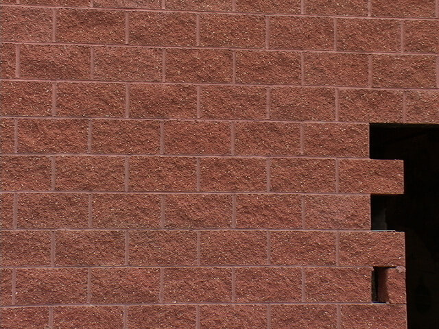 Water in the Wall - Colored Split Face Block (CMU)